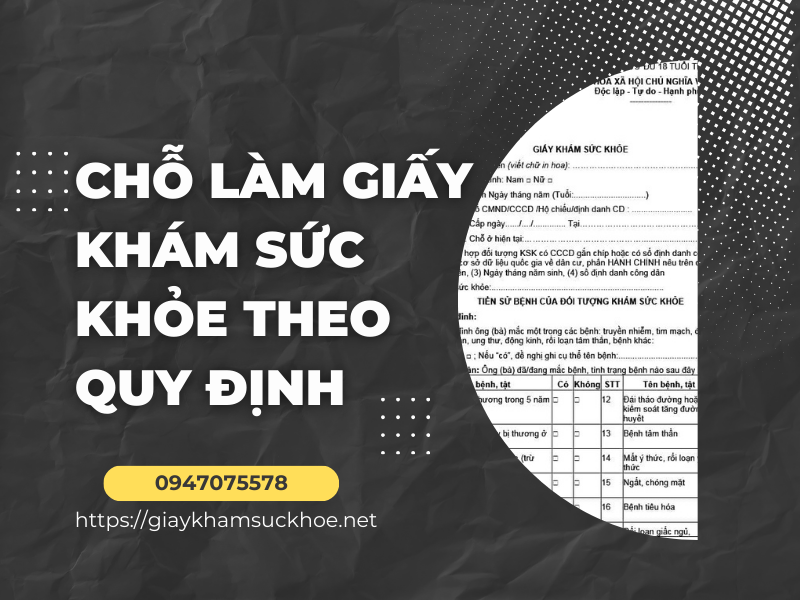 Hướng dẫn cách tìm chỗ làm giấy khám sức khỏe uy tín