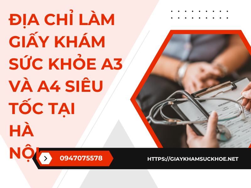 Điểm khác biệt giữa mẫu giấy khám sức khỏe A3 và A4