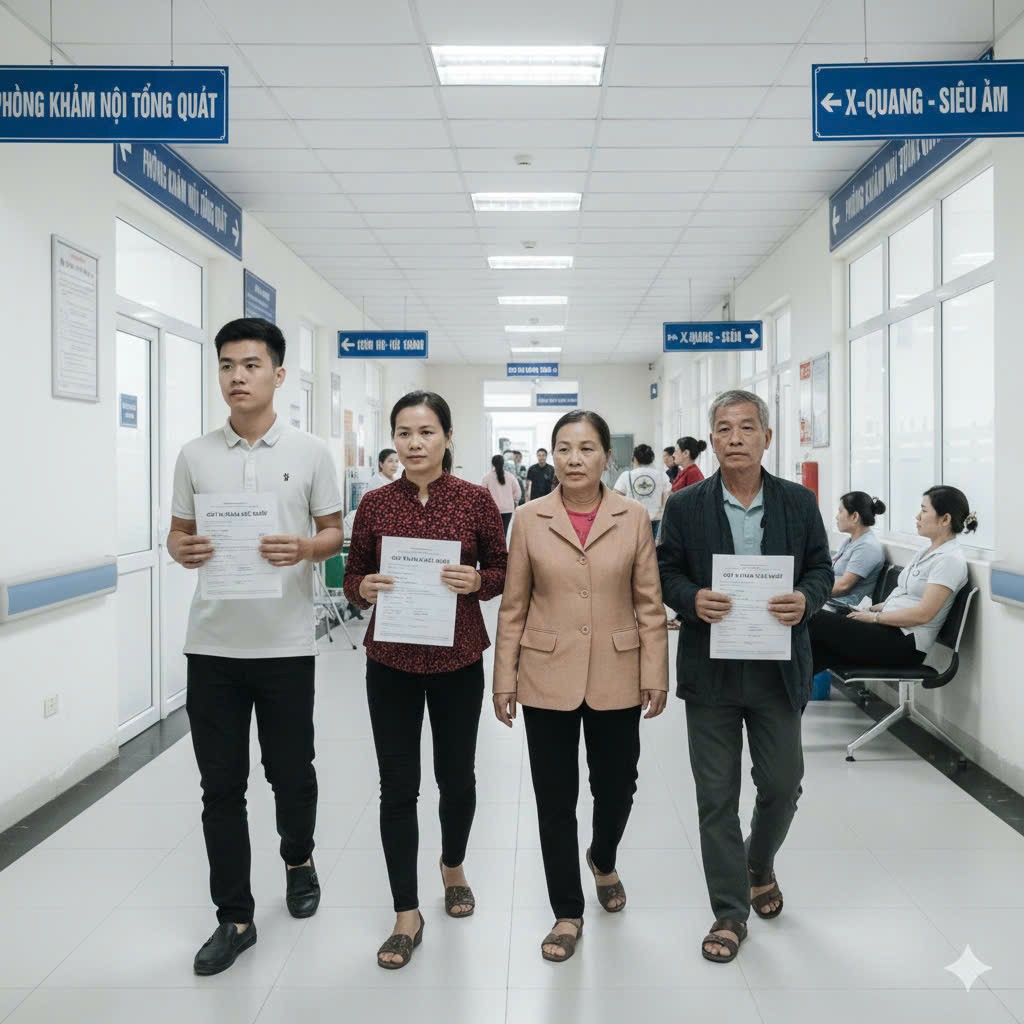 Quy trình khám sức khỏe tại bệnh viện