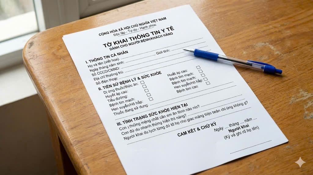 kinh nghiệm điền thông tin giấy khám sức khỏe xin việc